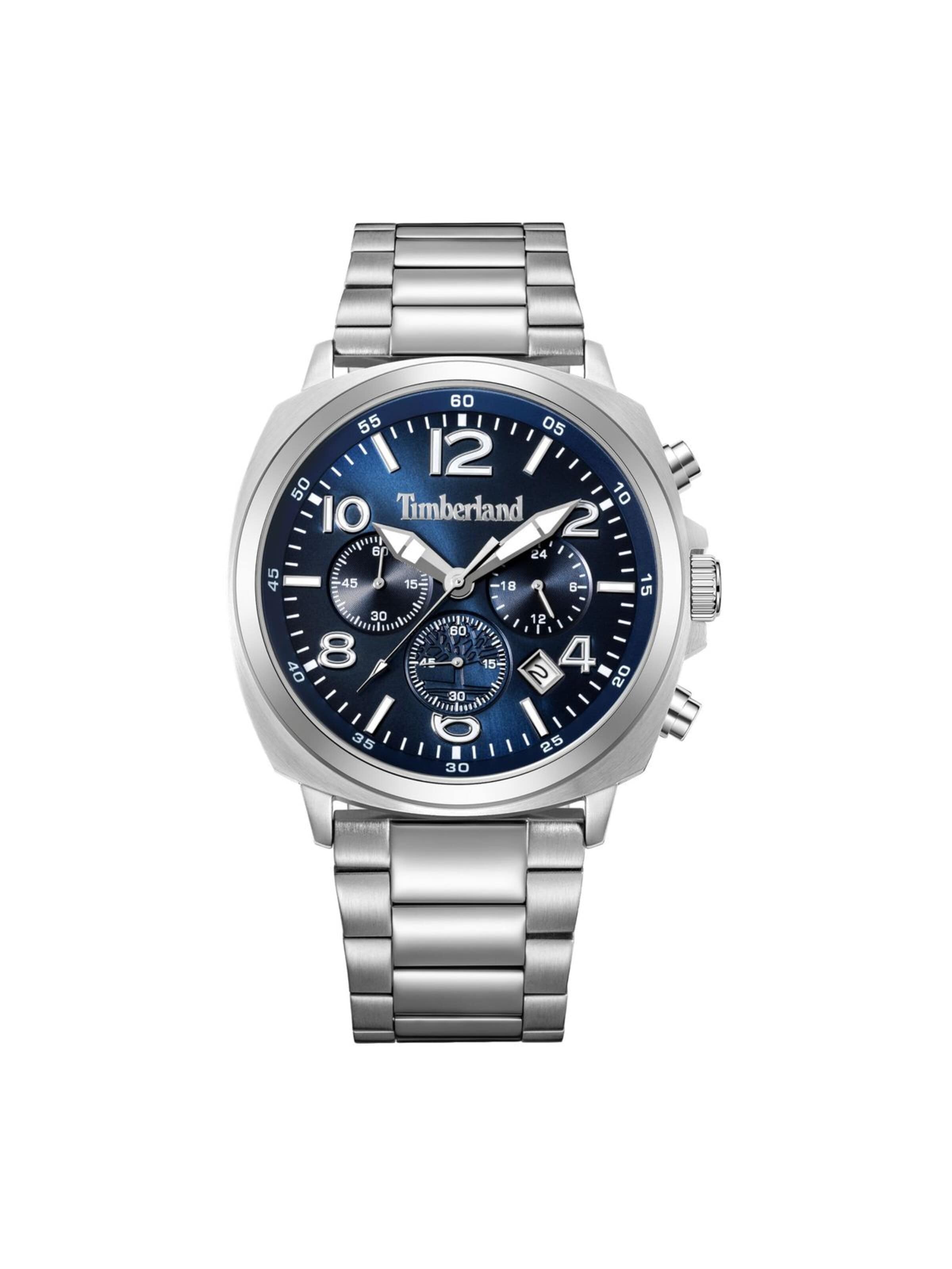 Montre à affichage analogique ''Denny's Bay'' TIMBERLAND en argent : devant