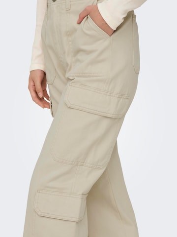 Regular Pantalon cargo 'MALFY' ONLY en beige