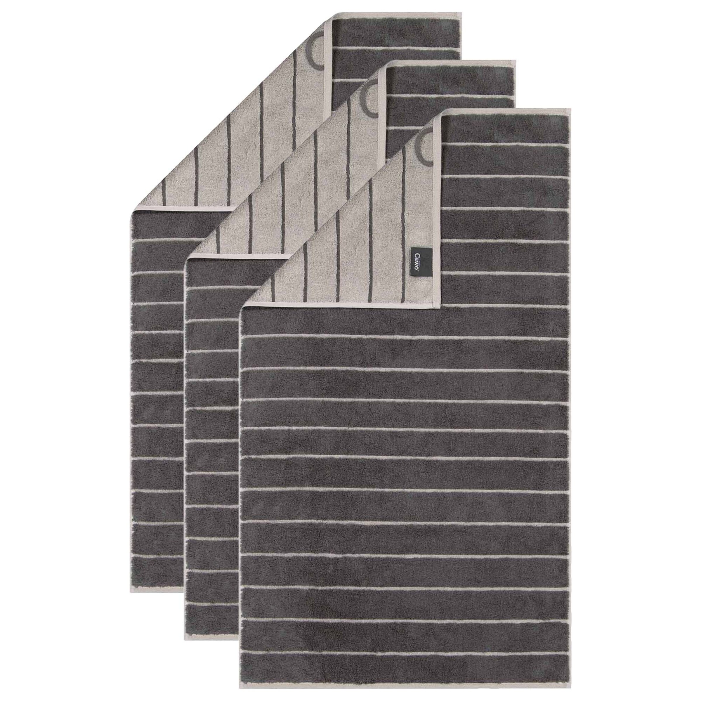 Cawö Towel in Grey: front