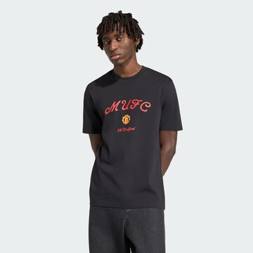 ADIDAS PERFORMANCE Performance shirt 'Manchester United Seasonal Grafik' in Black: front