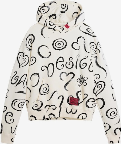 Desigual Sweater majica veličine L u crvena / crna / bijela, Pregled proizvoda