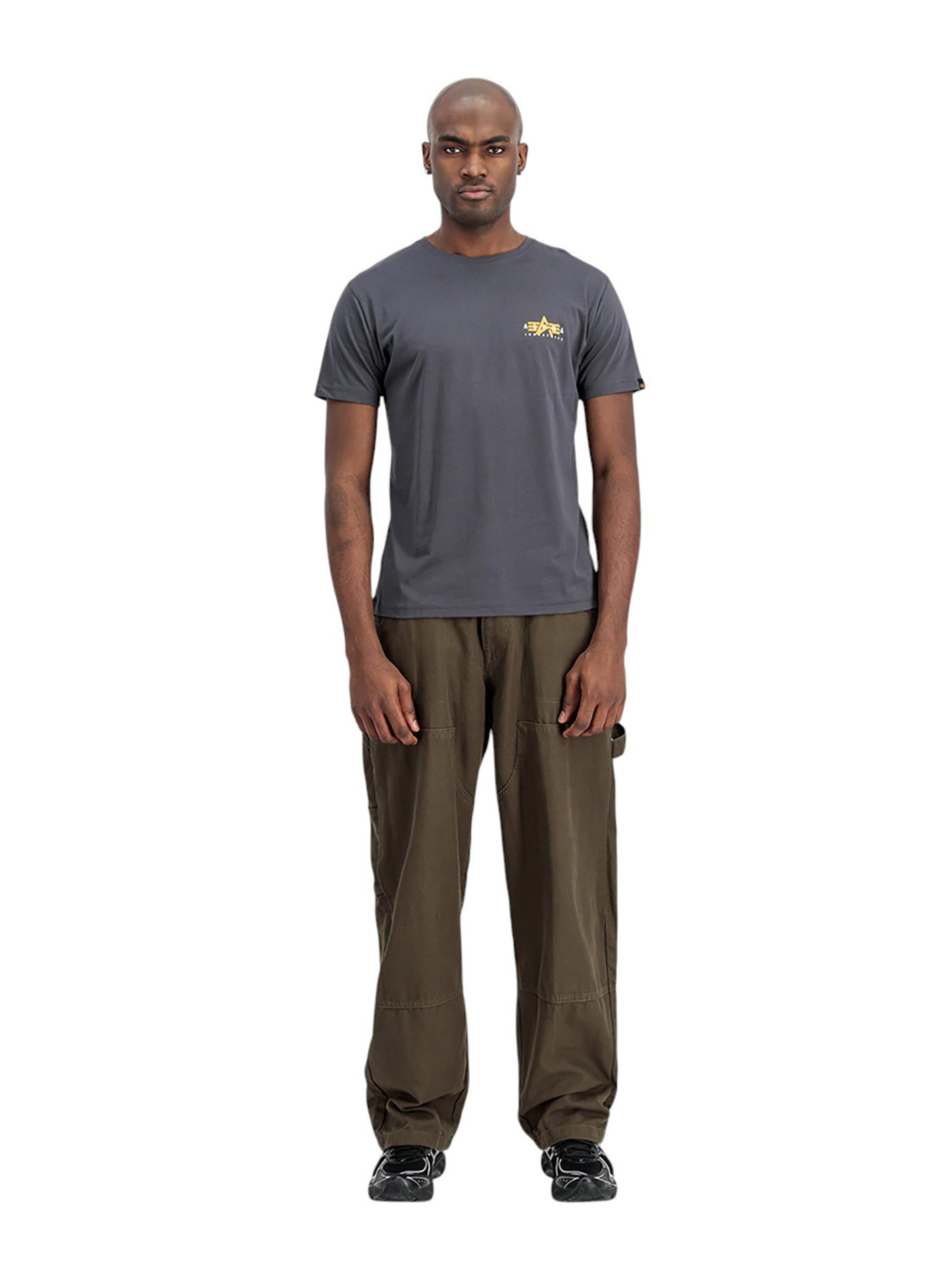 ALPHA INDUSTRIES T-Shirt in Grau