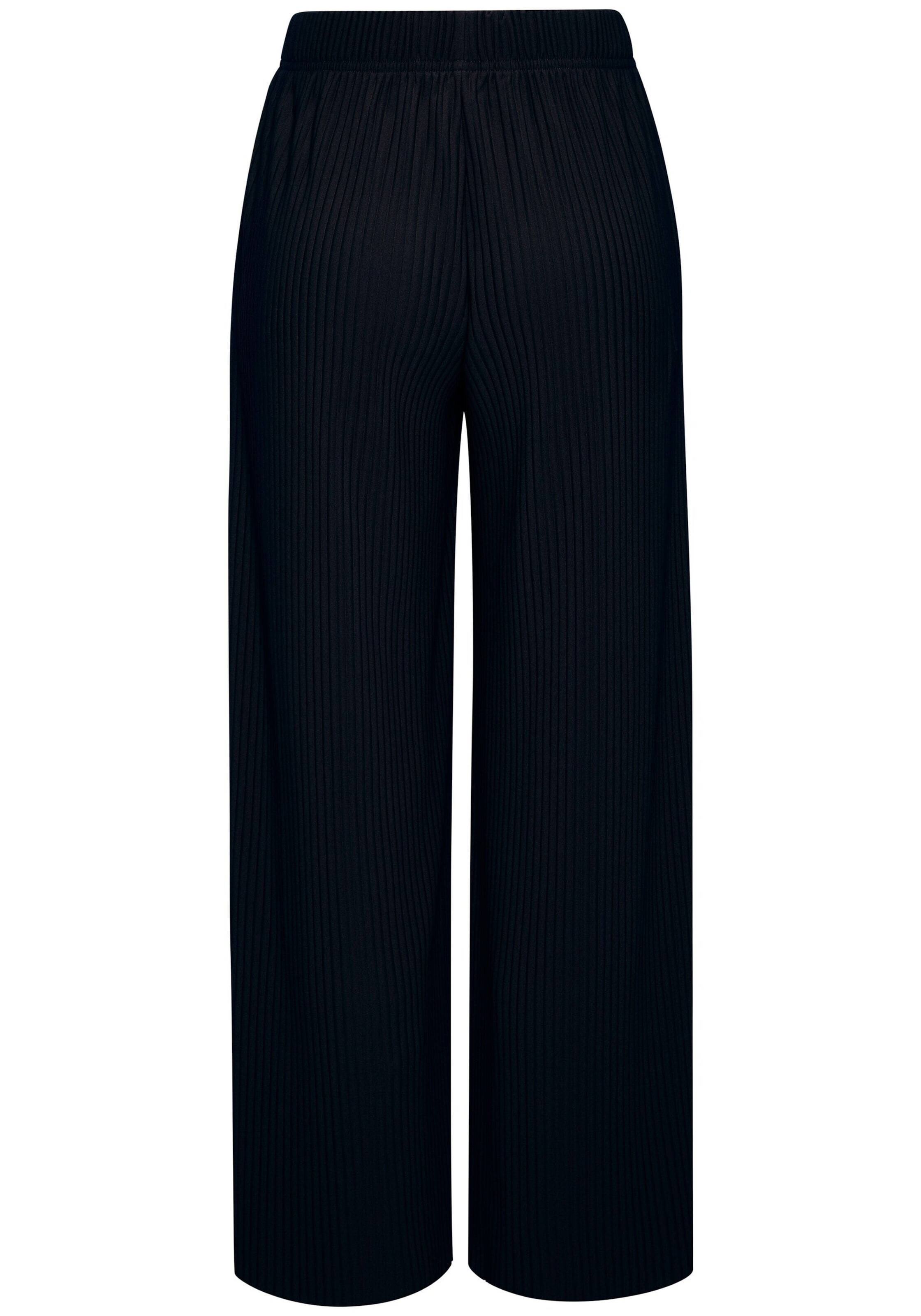 LASCANA Wide Leg Hose in Schwarz