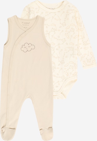 Fixoni Wäsche-Set in Beige: Vorderseite