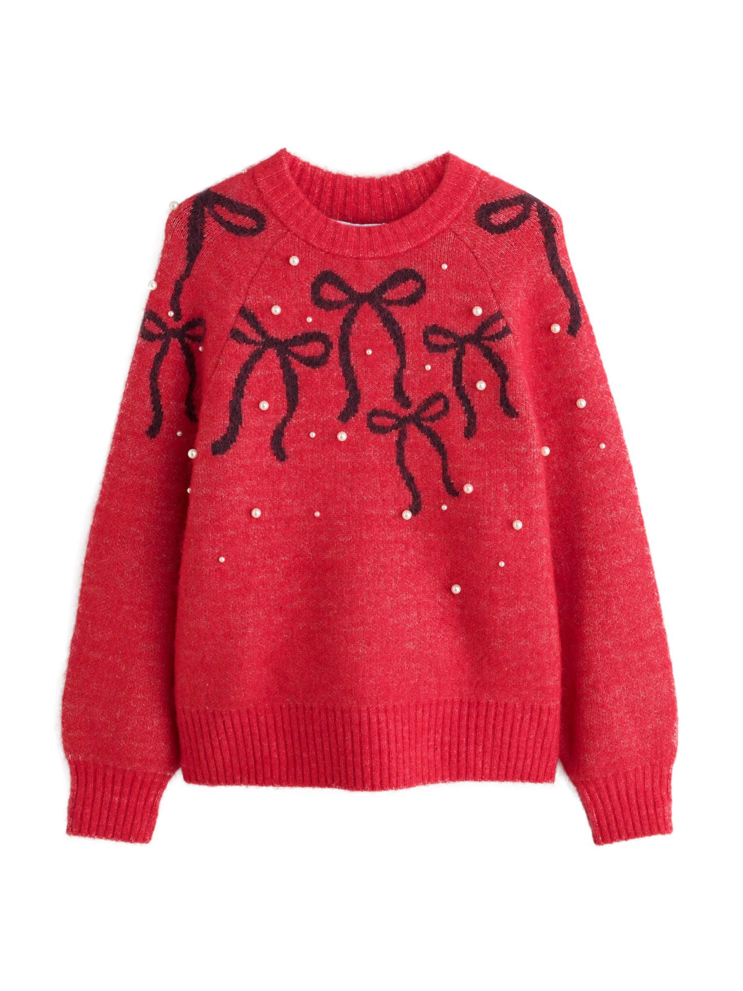 Pull-over Next en rouge : devant