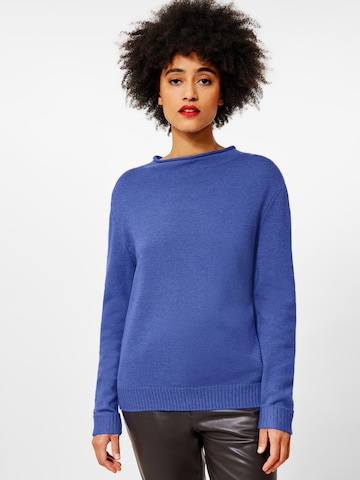 STREET ONE Sweater in Blue: front