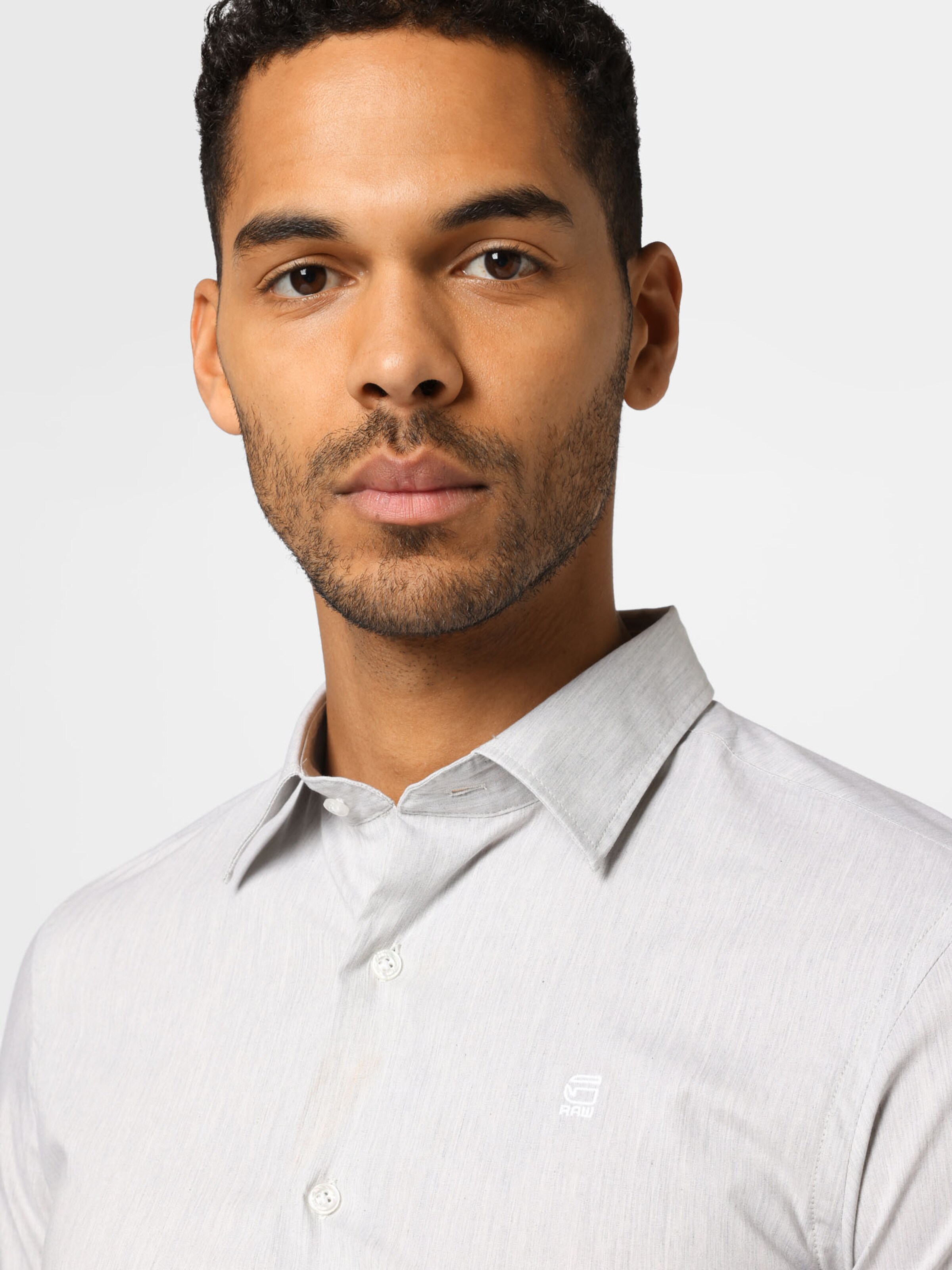 Männer Hemden G-Star RAW Hemd in Hellgrau - US67298 Männer Hemden G-Star RAW Hemd in Hellgrau - US67298