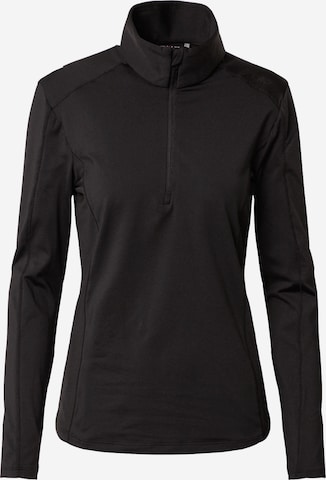 CMP Sportief sweatshirt in Zwart: voorkant