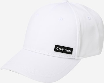 Calvin Klein Cap in White: front