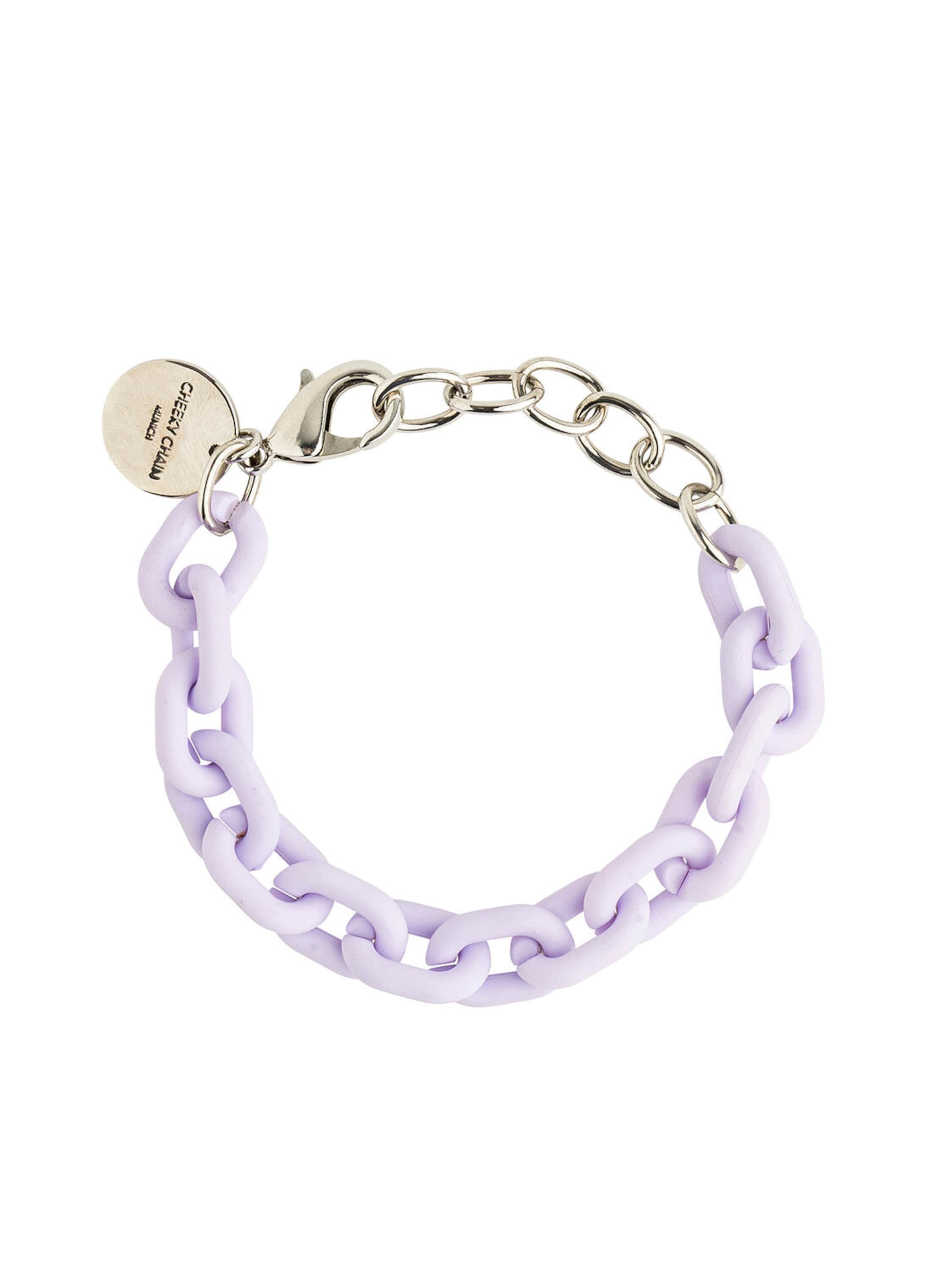 Cheeky Chain Munich Armband 'Lio' in Lila: voorkant
