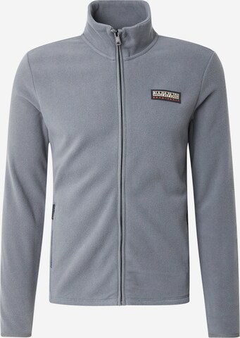 pilka NAPAPIJRI Flisinis džemperis 'T-IAATO': priekis