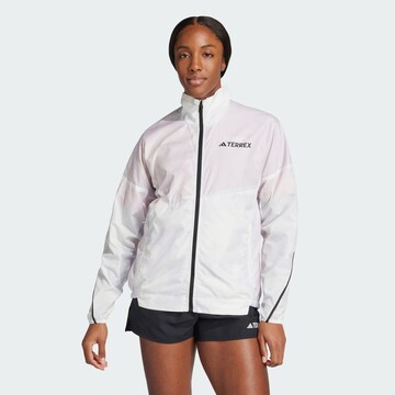 ADIDAS TERREX Outdoorjacke in Weiß: Vorderseite