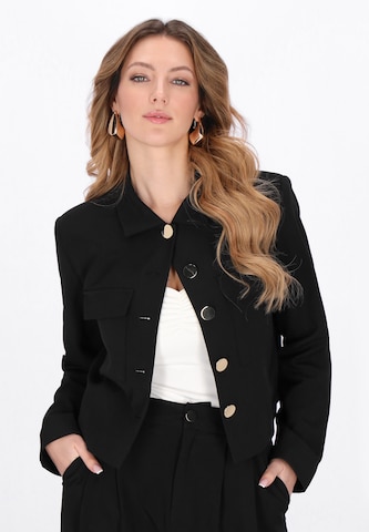 faina Blazer in Black: front