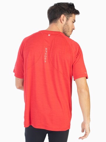 T-Shirt fonctionnel Spyder en rouge