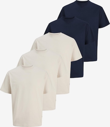 JACK & JONES Shirt 'Organic Relaxed' in Blue: front