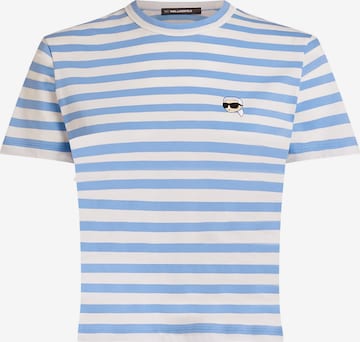 Karl Lagerfeld - Camiseta en azul: frente