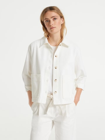 OPUS Between-Season Jacket 'Huliane' in White: front