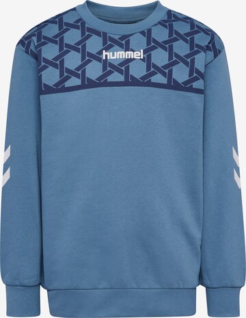 Hummel Sweatshirt in Blauw: voorkant