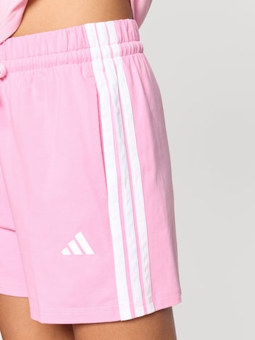 ADIDAS SPORTSWEARregular Sportske hlače 'Essentials' - roza boja