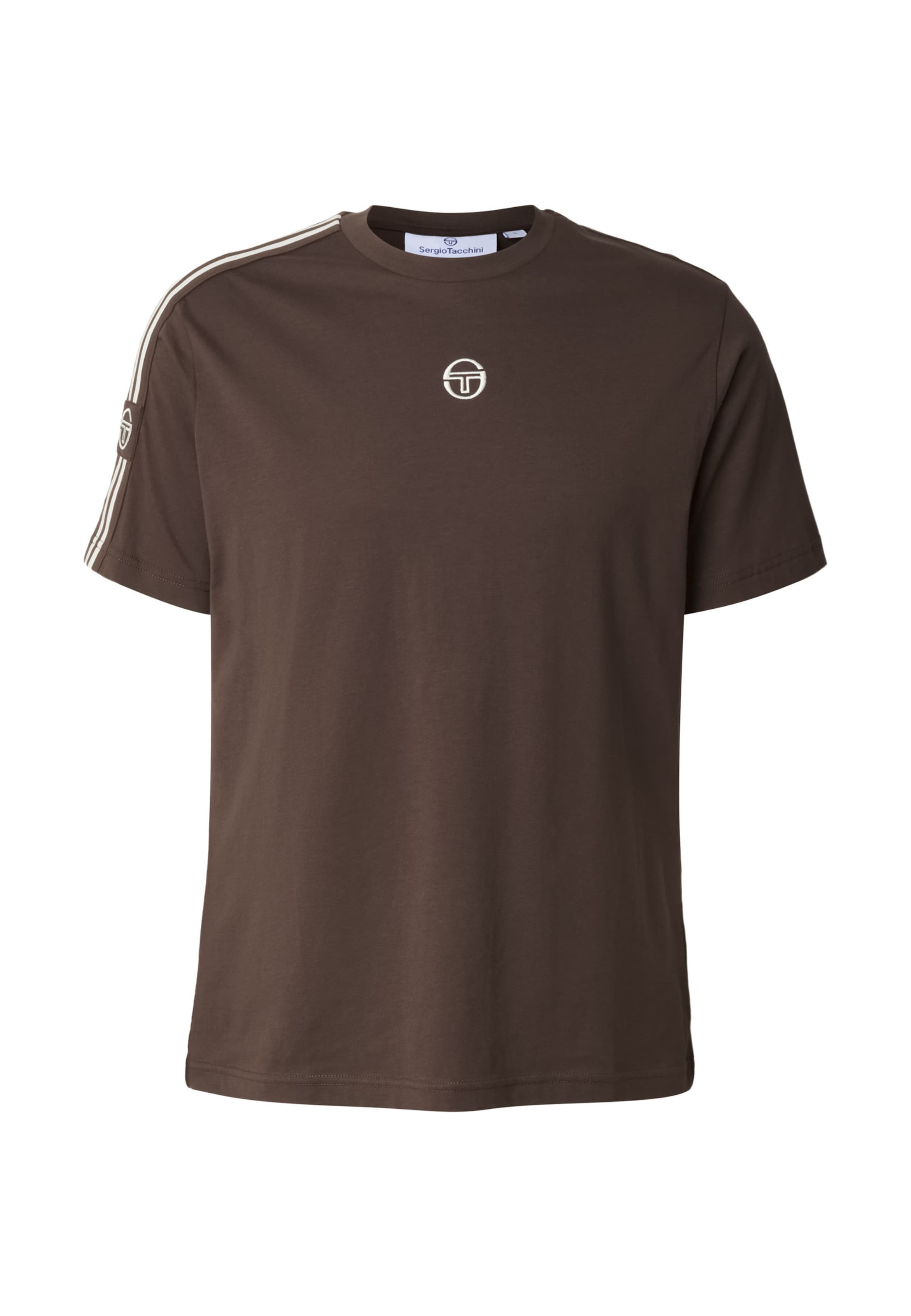 Sergio Tacchini Shirt 'Cesena Co' in Beige / Chocolate, Item view