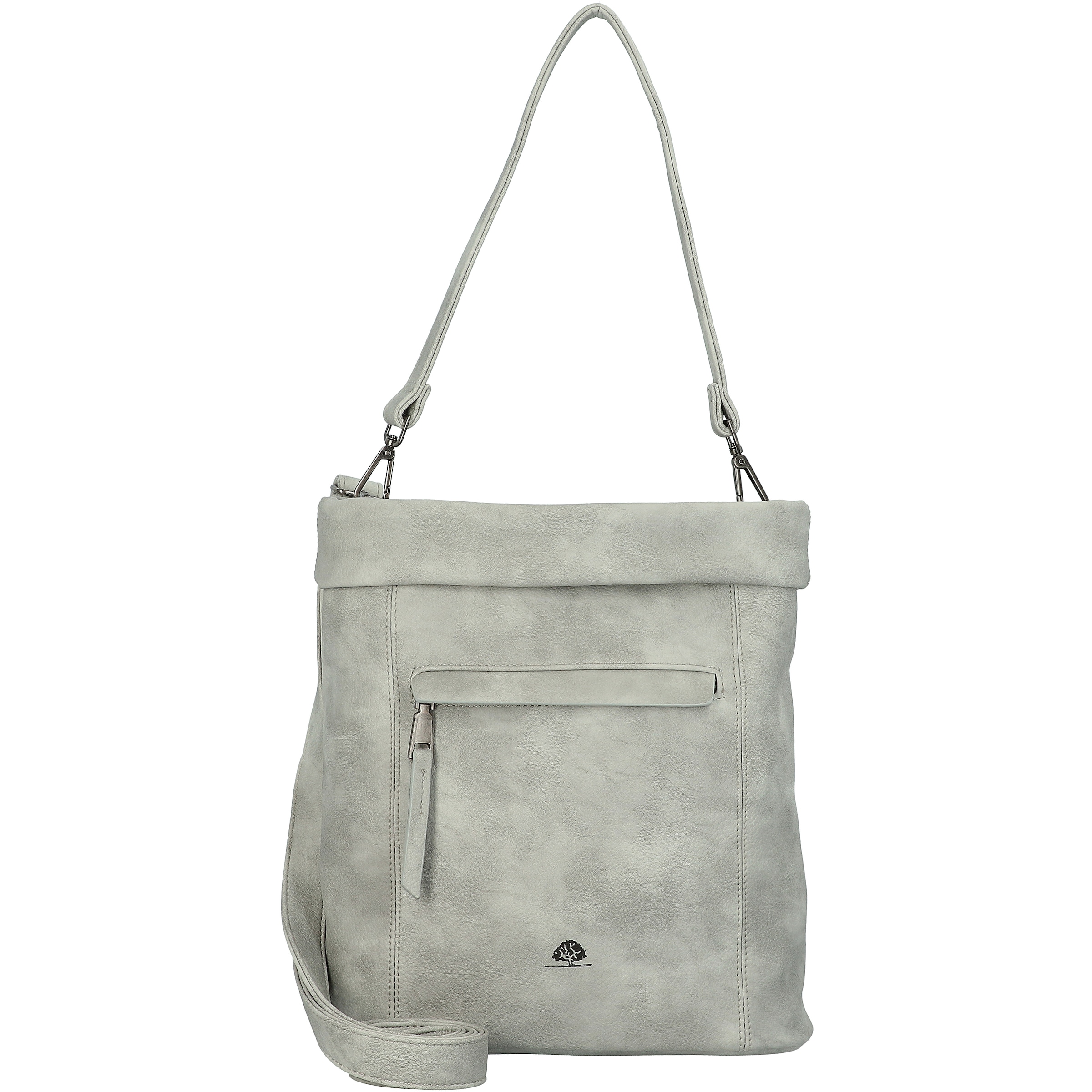 Borsa a spalla di GREENBURRY in grigio: frontale