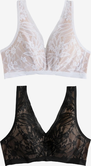 Liemenėlė 'Total Support Ultimate Comfort' iš Next, spalva – kūno spalva / juoda / balta, Prekių apžvalga