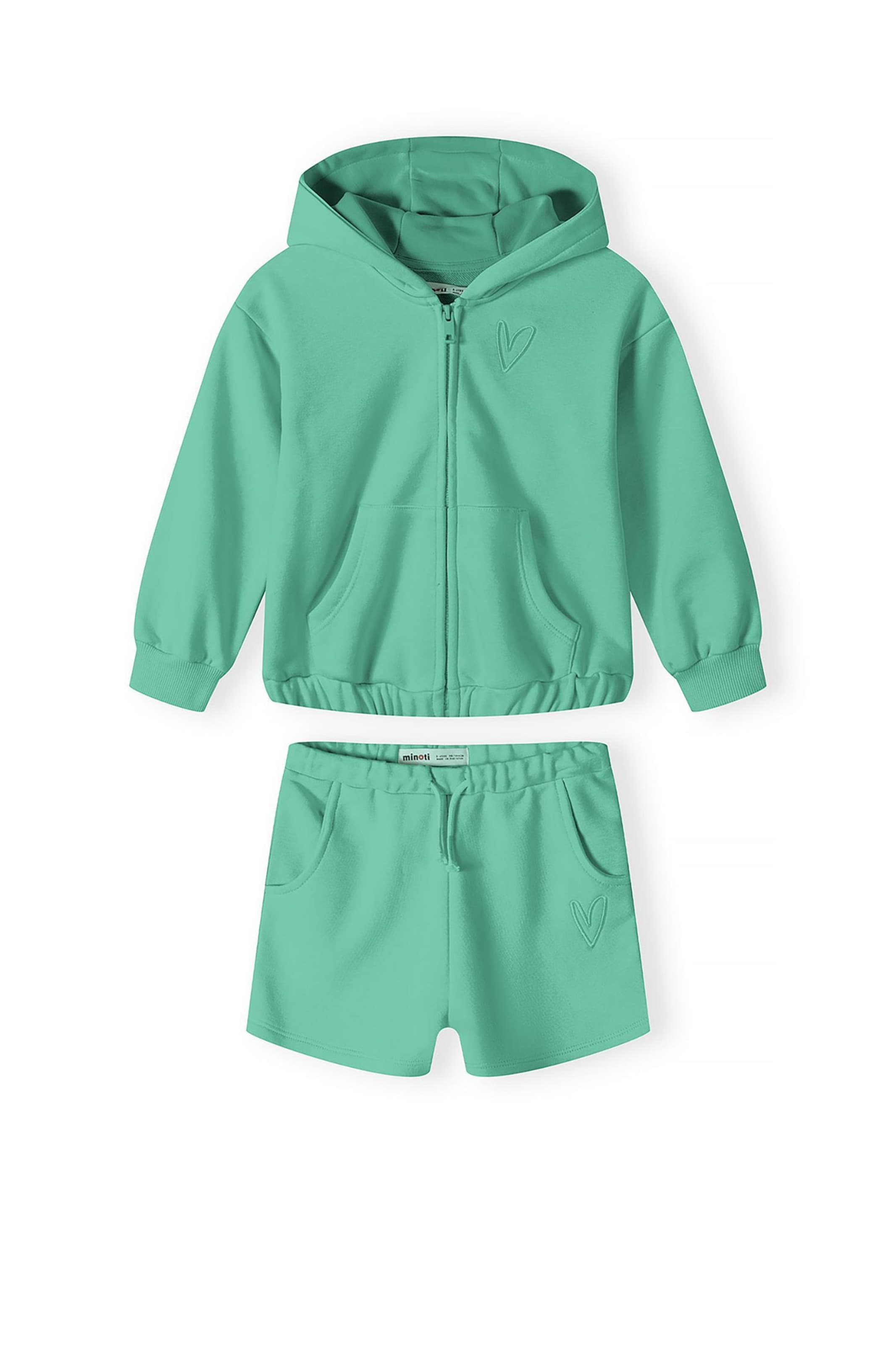 MINOTI Trenirka za tek | zelena barva: sprednja stran