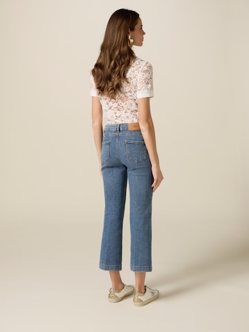 oltre - Acampanado Vaquero en azul