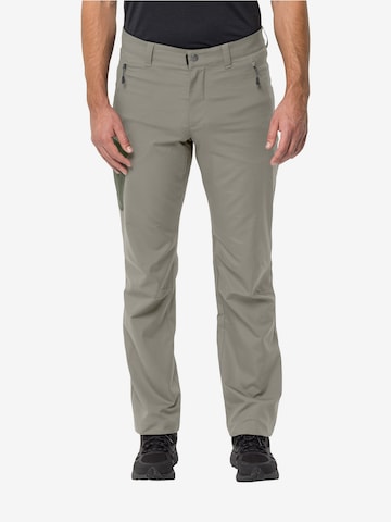 JACK WOLFSKIN Regular Outdoor trousers 'Active Track' in Green: front