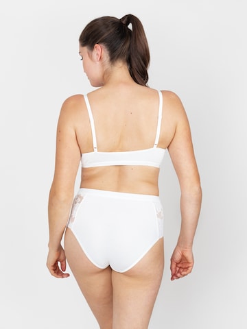 Erlich Textil - Triángulo Sujetador 'Clara' en blanco