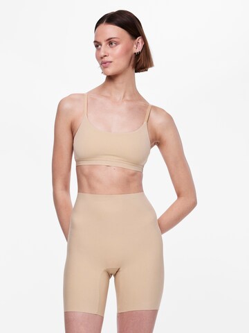 PIECES Skinny Leggings 'Namee' i beige: framsida