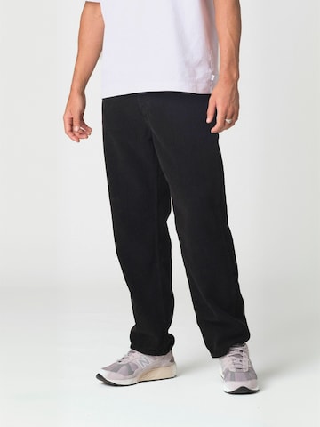Regular Pantalon ' BASTIAN ' Klitmøller Collective en noir : devant