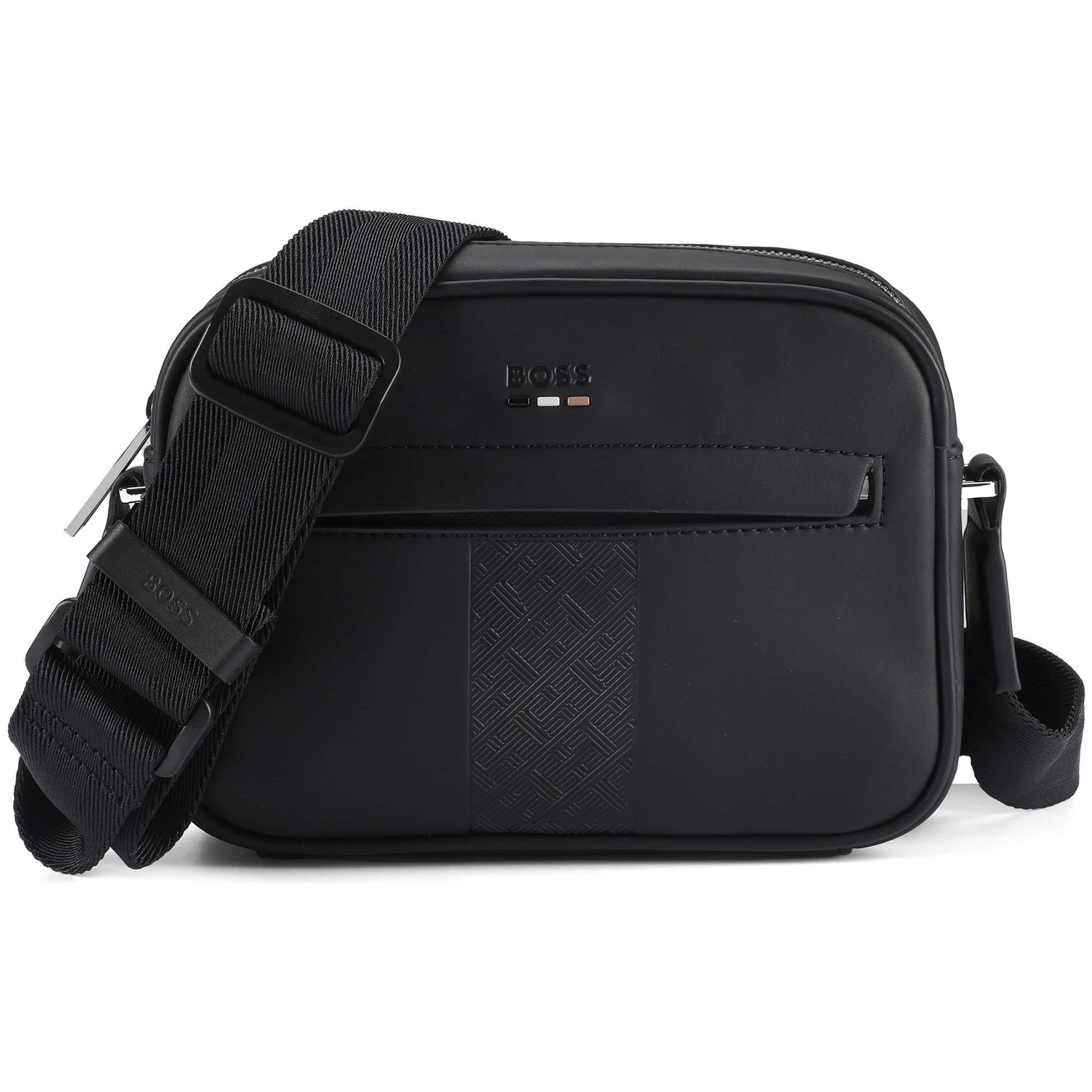 Sac à bandoulière BOSS en noir : devant