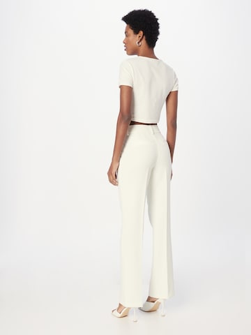 Y.A.S Flared Pleated Pants 'Bluris' in White