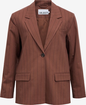 Blazer 'OBJLISA' di OBJECT in marrone: frontale