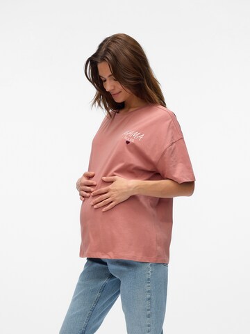 MAMALICIOUS Shirt 'MLMAMIE' in Red: front