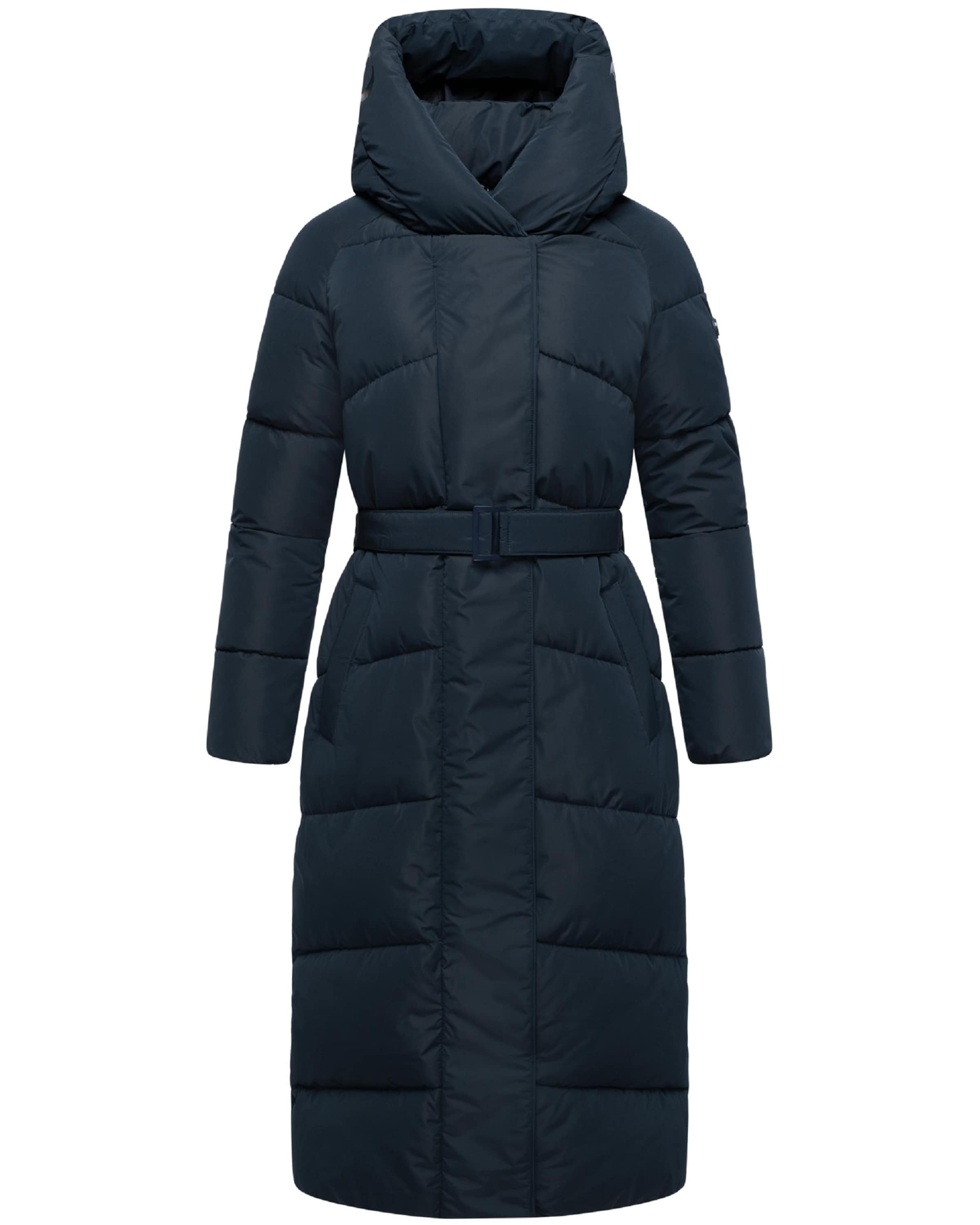 NAVAHOO Зимнее пальто 'Eisblick 14' в Синий: спереди