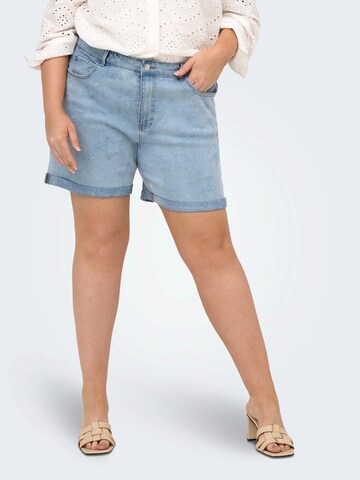 ONLY Carmakoma Regularen Kavbojke 'CARVEGA' | modra barva: sprednja stran