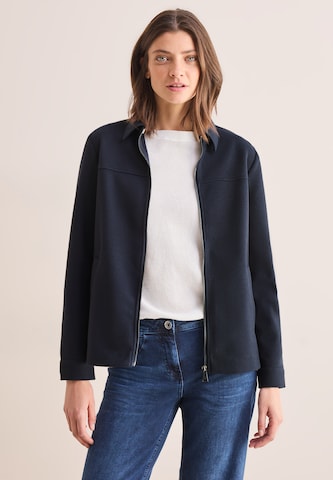 CECIL Between-Season Jacket in Blue: front