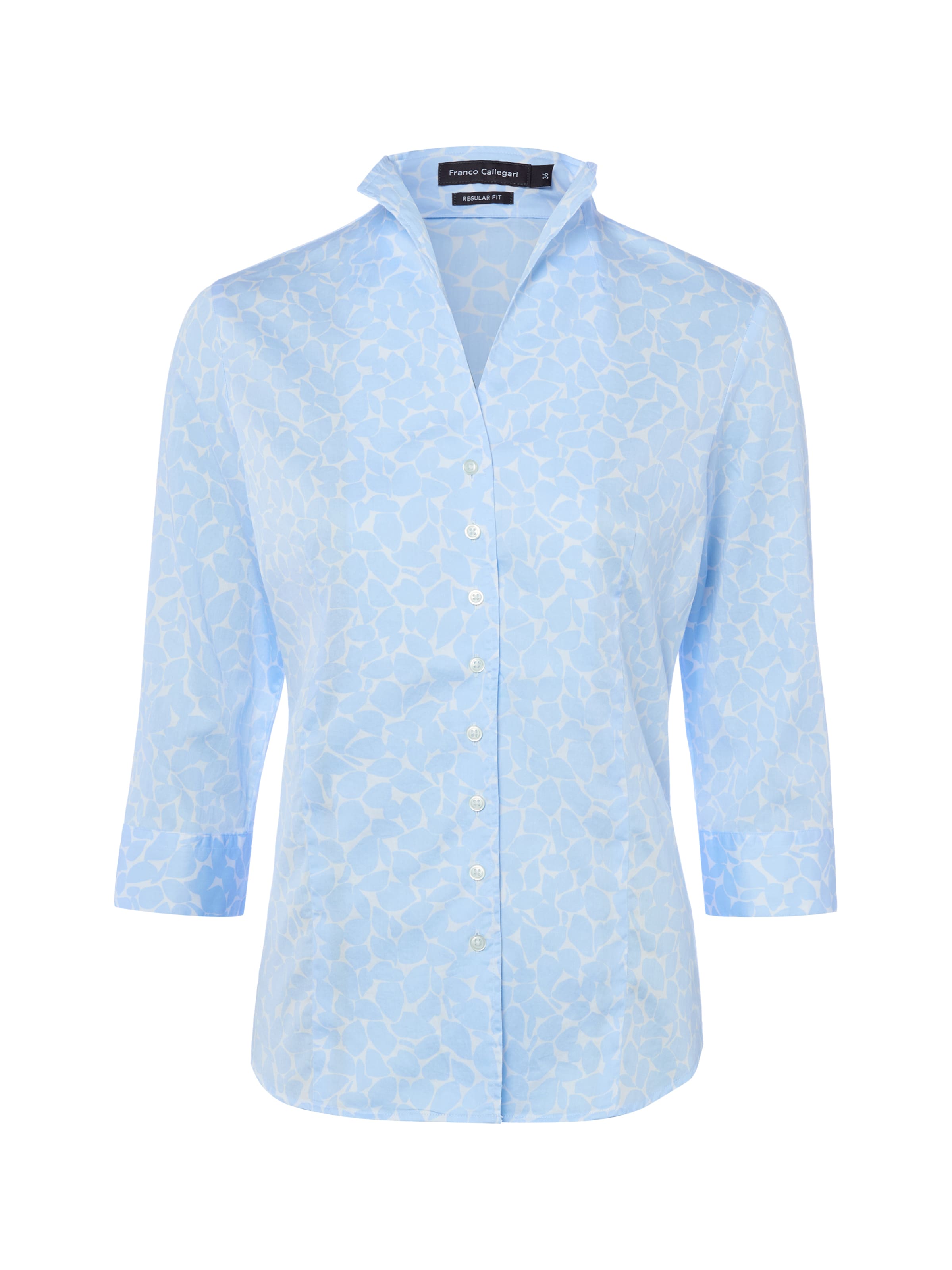 Franco Callegari Blouse in Blauw: voorkant