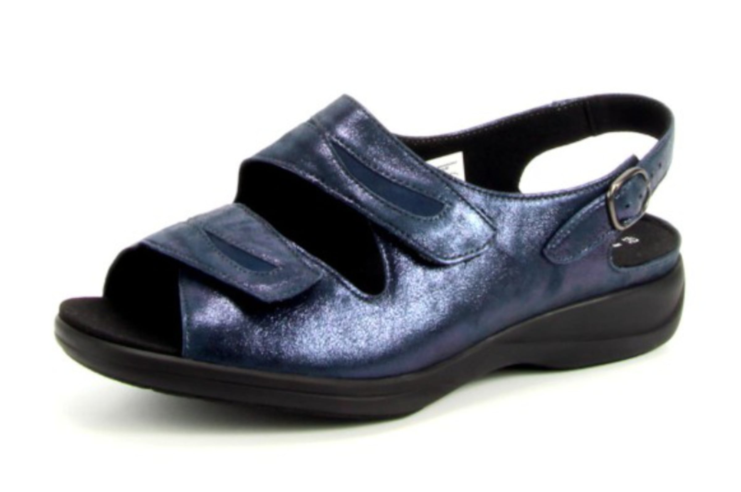 SOLIDUS Strap sandal in Blue: front
