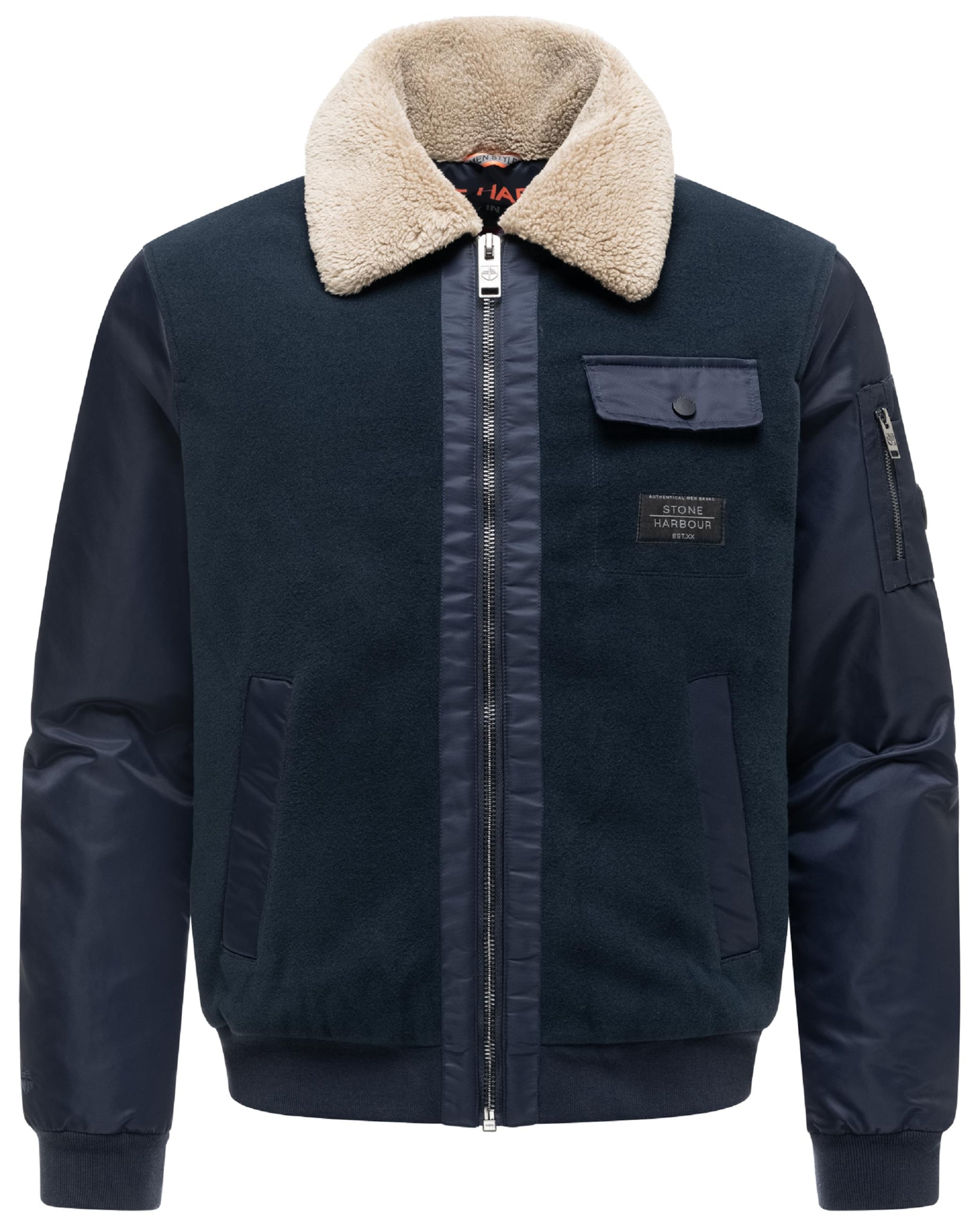 Veste mi-saison 'Somaeel XX' STONE HARBOUR en bleu : devant