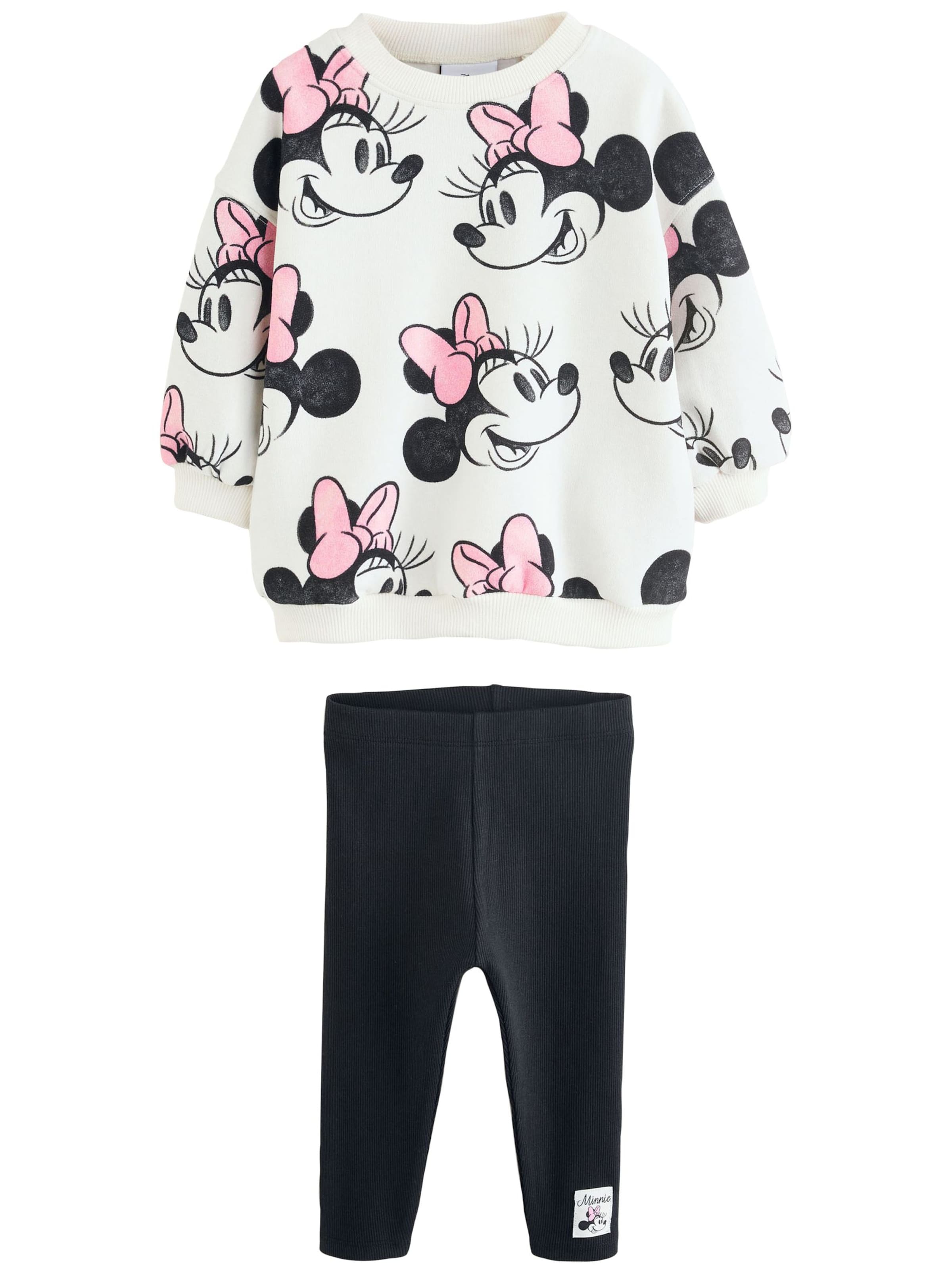 Next Комплект &#x27;Minnie Mouse&#x27; в бежово: отпред