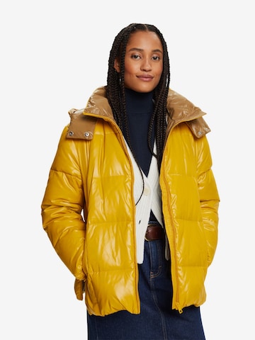 Veste d’hiver ESPRIT en jaune : devant