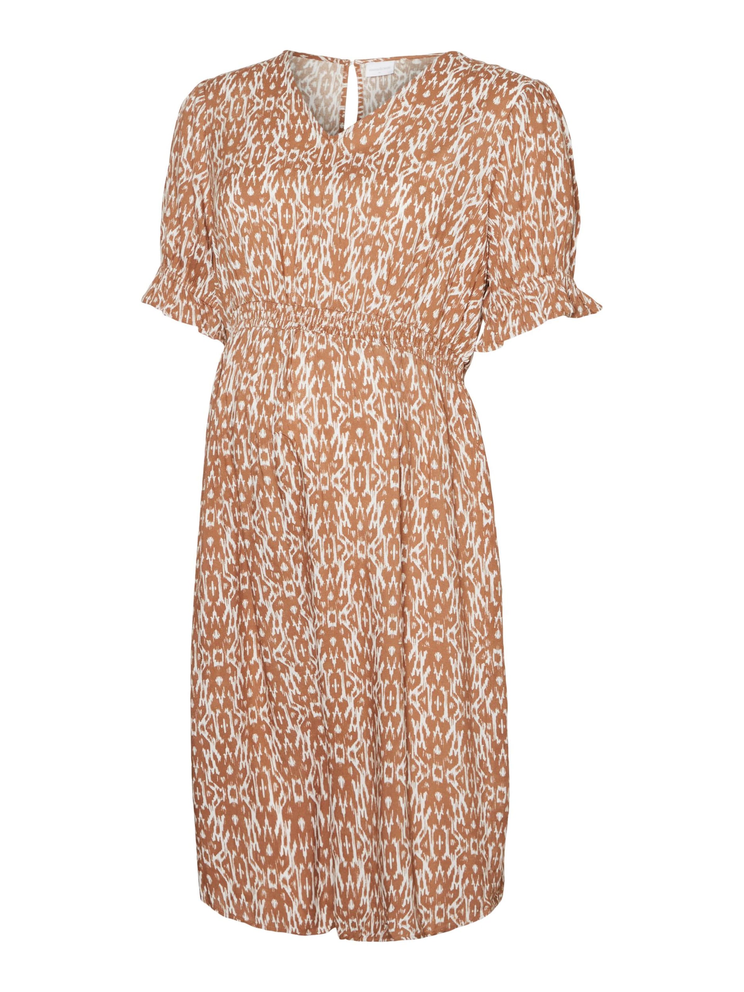 Tuta jumpsuit 'Rita' di MAMALICIOUS in marrone: frontale