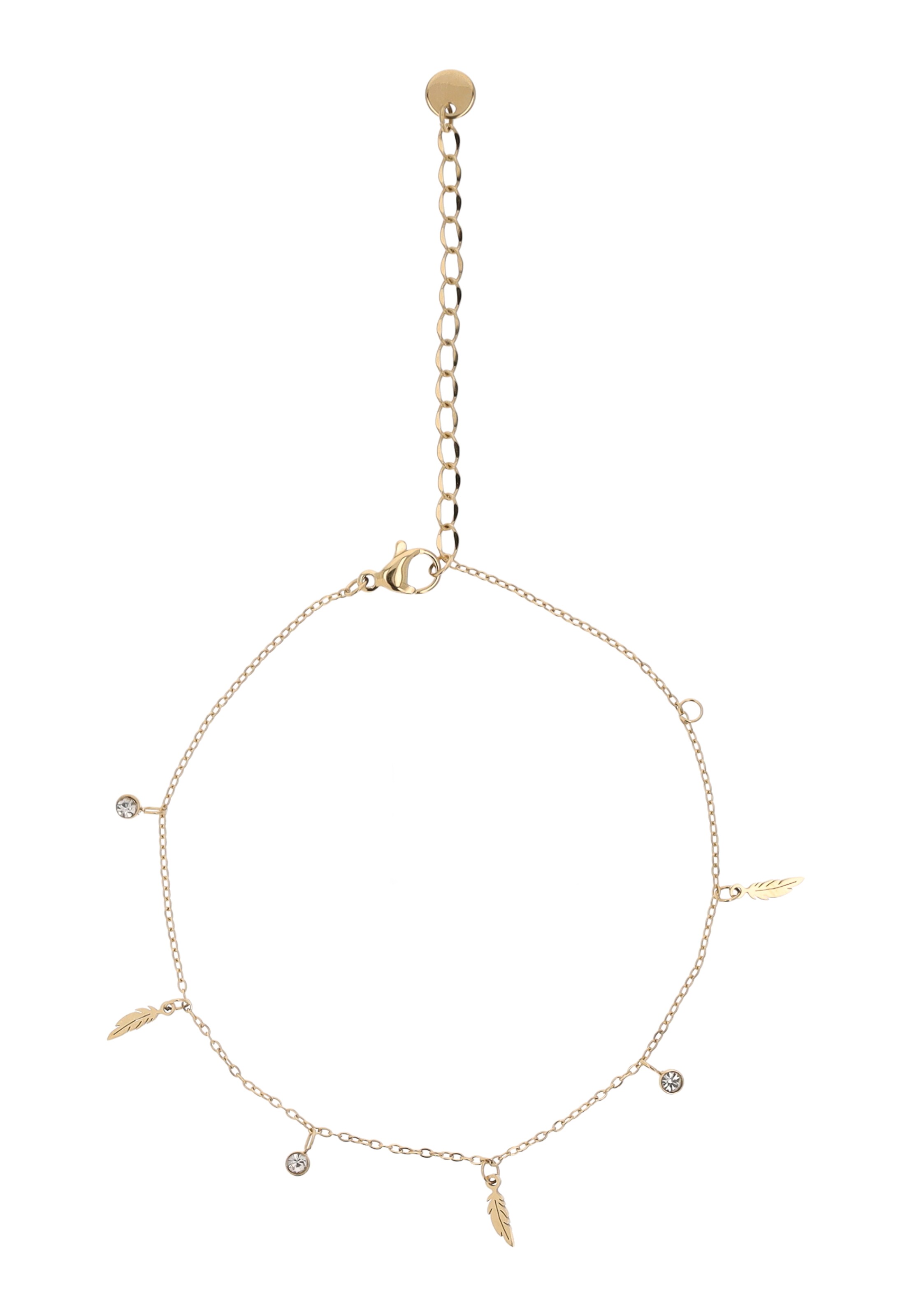 Bijoux de pied IZIA en or : devant