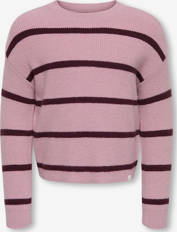 Only Mini Pullover 'KMGFRANCA' in Lila: Vorderseite