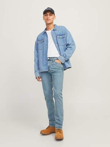 JACK & JONES Regular Дънки 'Clark Evan' в синьо