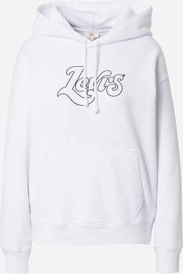 LEVI'S Sportisks džemperis, krāsa - tumši zils / balts, Preces skats