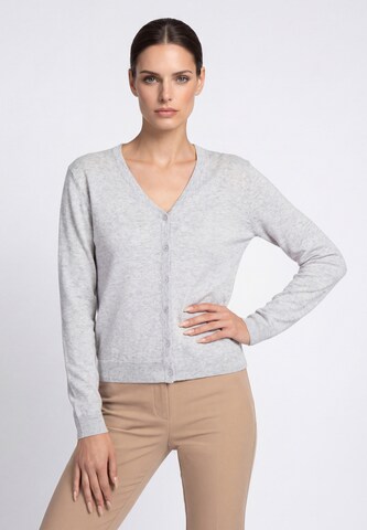 Usha - Cárdigan 'Casual' en gris: frente